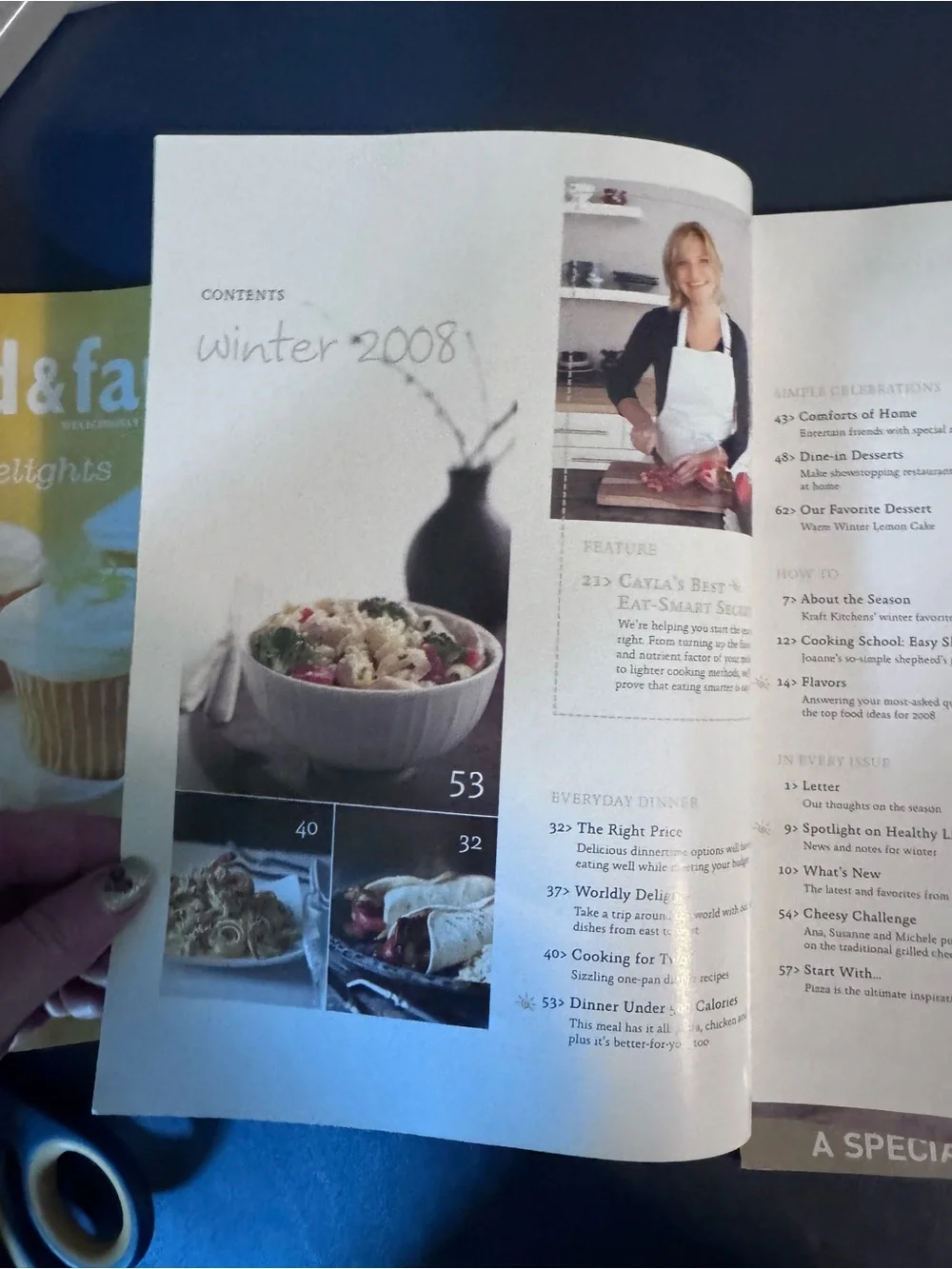 Kraft Food & Family Magazine Lot of 5 Recipe Cookbooks 2007-2008 Collection